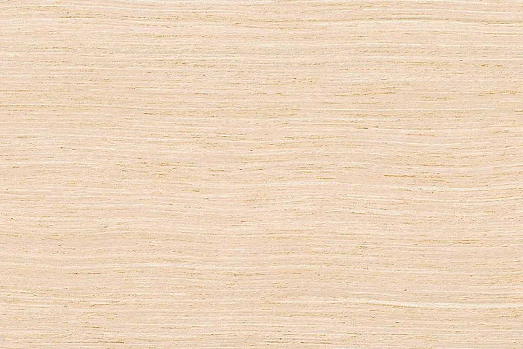 Placage de bois de frêne blanc LINEA, aspect reconstitué à partir de frêne véritable, beige crème doux à texture linéaire subtile