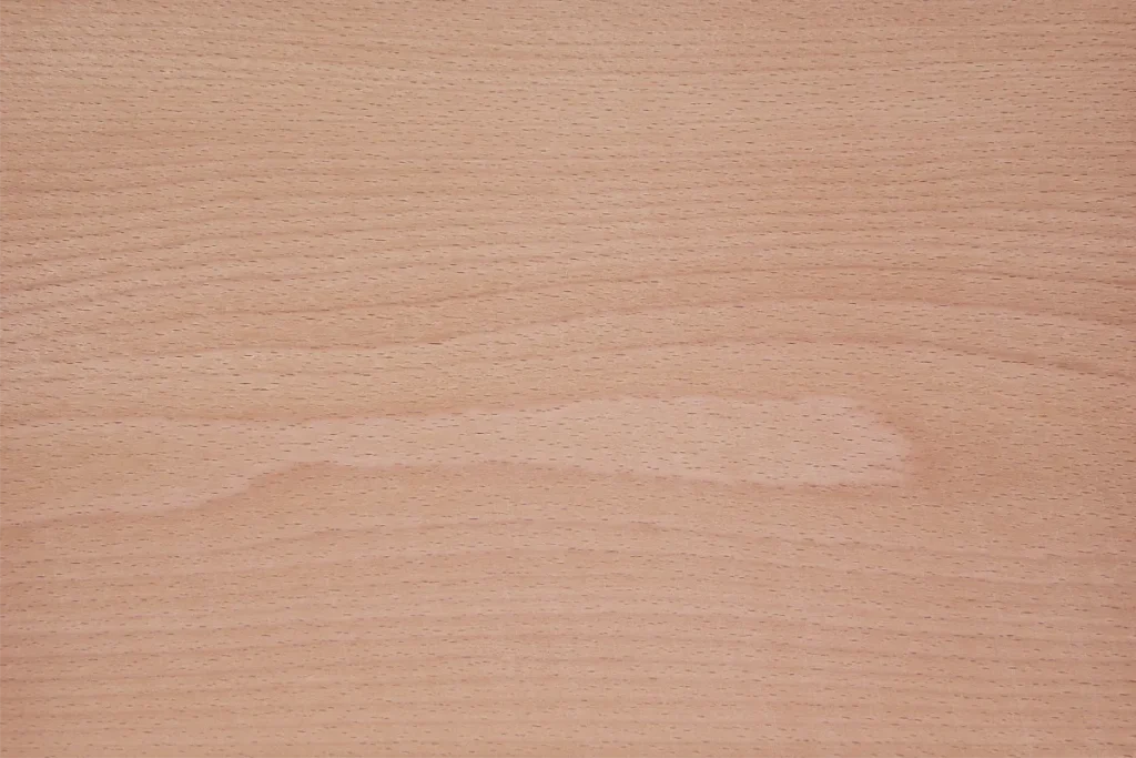 Steamed beech wood veneer flat cut with subtle movement and consistent appearance