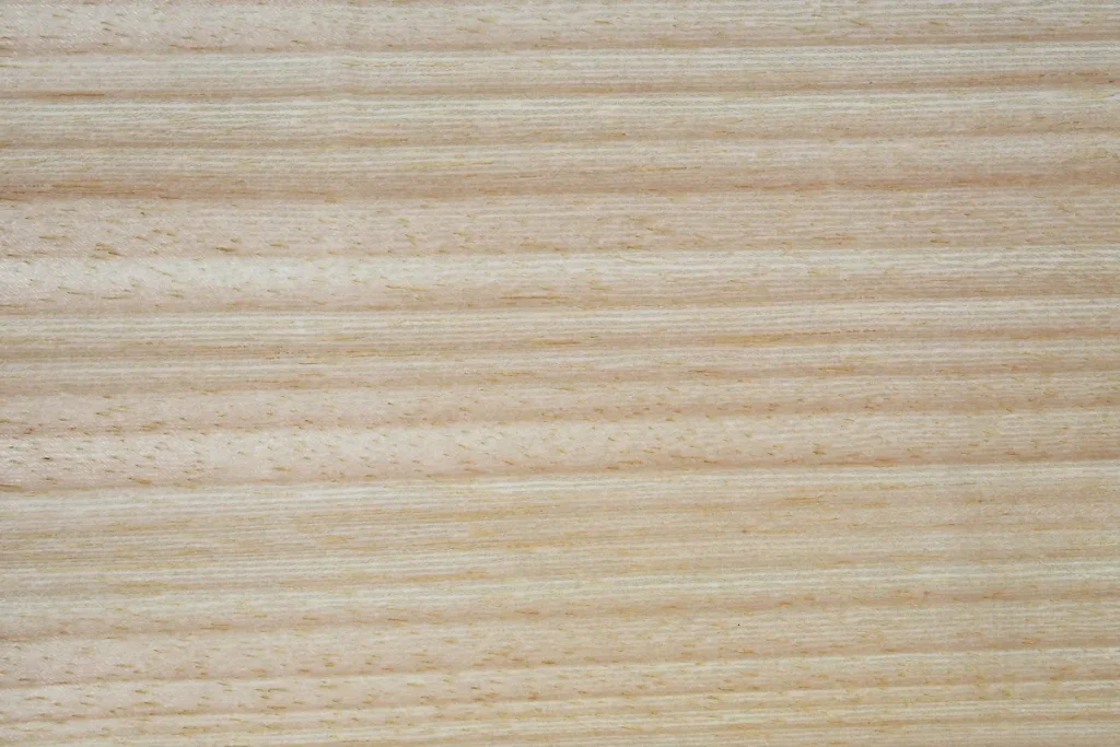 Koto wood veneer quarter cut with subtle horizontal lines and even texture