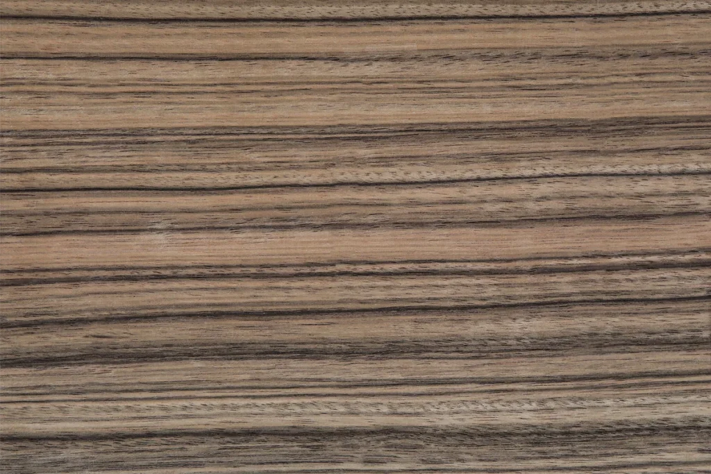 Paldao veneer quarter cut with consistent linear grain and natural striped pattern