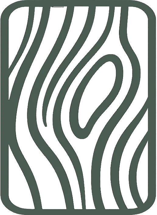 Plain sliced wood veneer showing a cathedral grain pattern