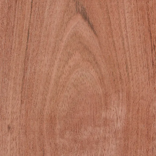 Jatoba veneer sheet showing the natural wood grain